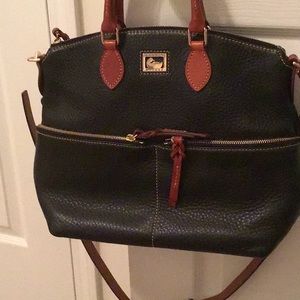 Authentic Vintage Dooney & Bourke Florentine Leather Large Pocket Satchel